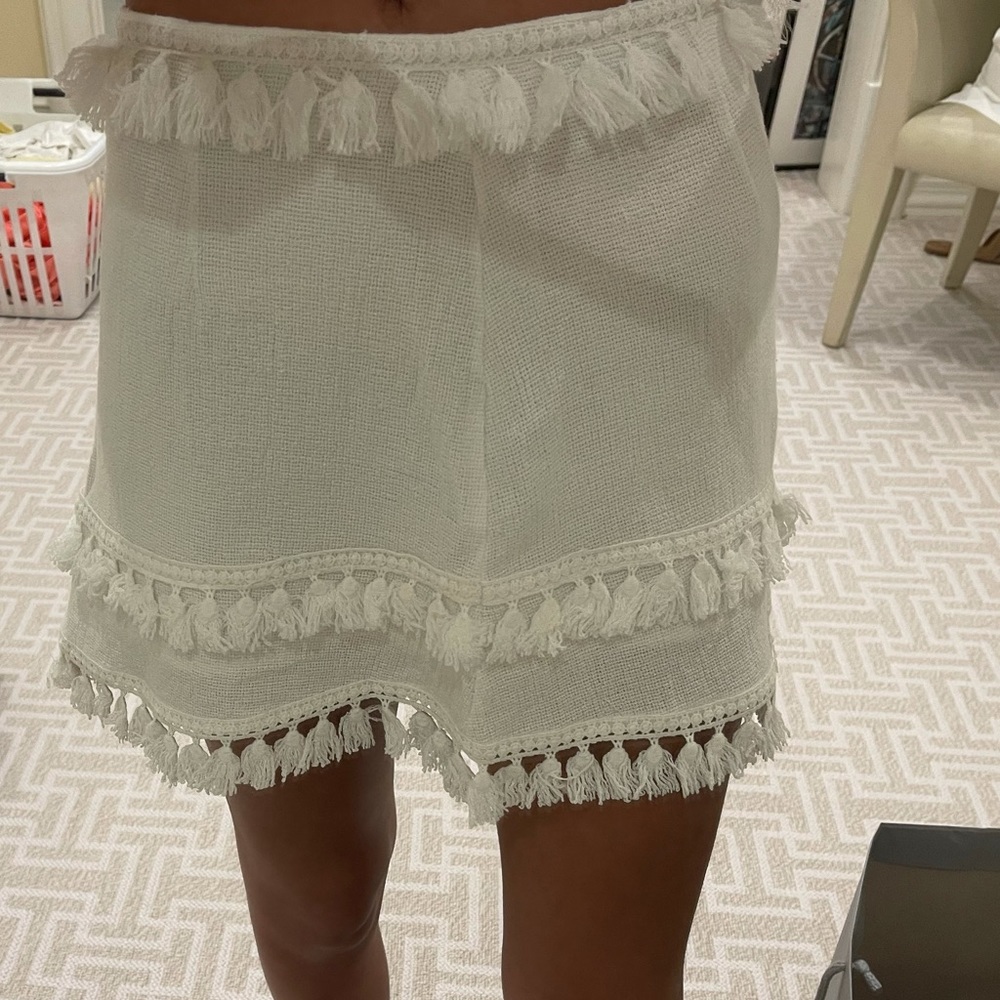 White skirt!